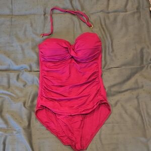 Anne Cole Signature Strapless One Piece Bathing Swim Suit
